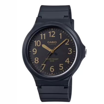 Casio General MW-240-1B2V Black Resin Band Men Watch